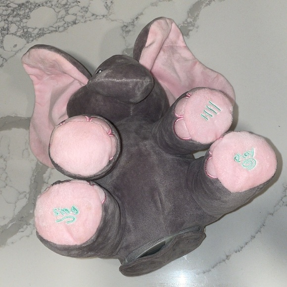 Dimple The Talking Elephant Kaia Animated Sing Play Modes Pink Gray Toy 10” - Picture 3 of 8